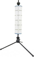 Rotating Pool Filter Cleaning Stand PRO – Ergonomic Metal Tripod Station with Spin-Finity Technology & Spray Nozzle – Fits 3" ID Cartridges – Save Your Back & Deep Clean Pleats
