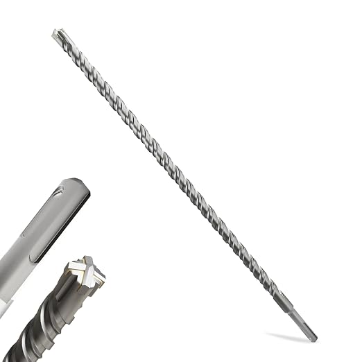 SDS Plus Rotary Hammer Drill Bits, (5/8"*18"-16mm*460mm) - 4 Carbide Cutting Edges, Ideal for Masonry| Heavy-Duty Masonry |Hammer Drill Bits for Precision Drilling
