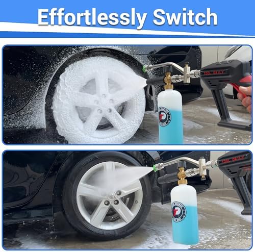 Tool Daily Short Pressure Washer Gun with Foam Cannon Dual Connector