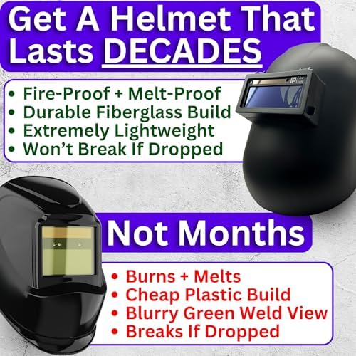 Throne 2.0 | White Flip Up Sugar Scoop Welding Hood | Ridged - Lightweight 2x4 Welding Helmet | Extra Durable Flip Up Welding Helmet - Fits Cheaters | Lens Not Included