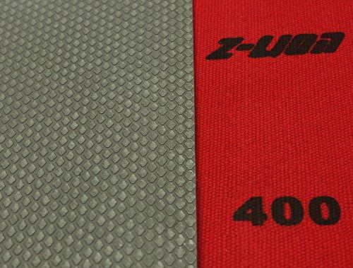Z-Lion Diamond Abrasive Paper Sheets 400 Grit Diamond Sandpaper for Grinding Stone Glass Ceramic