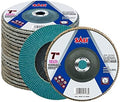 Sali 10 Pack Zirconia Flap Disc 40 Grit 7" x 7/8-Inch Sanding Disc Bevel Type #29 Premium and Industrial Grade Angle Grinder Grinding Wheel High Performance Edge Grinding