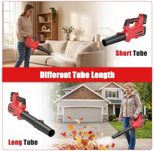 930CFM Electric Leaf Blower Cordless with 2 X 4.0 Batteries and Charger