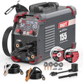 AWT Aluminum 155A MIG Welder,5 in 1 Aluminum MIG Welding Machine 110/220V
