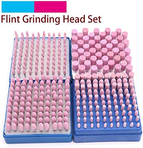 100pcs Abrasive Stone Points Polishing Grinding Head Electric Drill Bit Wheel For Rotary Accessories Power Tools,4mm,Cone