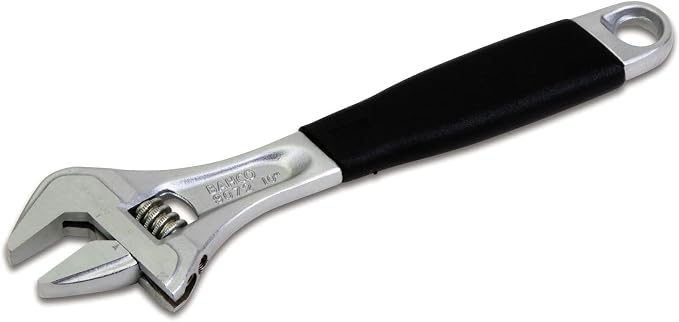 Bahco 9073 RC US Adjustable Wrench Ergo, 12-Inch, Chrome