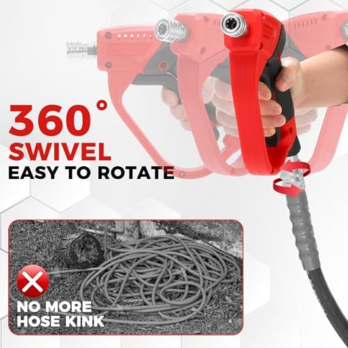 Tool Daily Pressure Washer Gun with 3/8" Swivel Quick Connector, 5000 PSI