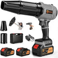 Cordless Leaf Blower with 2 Batteries & Charger, Gray