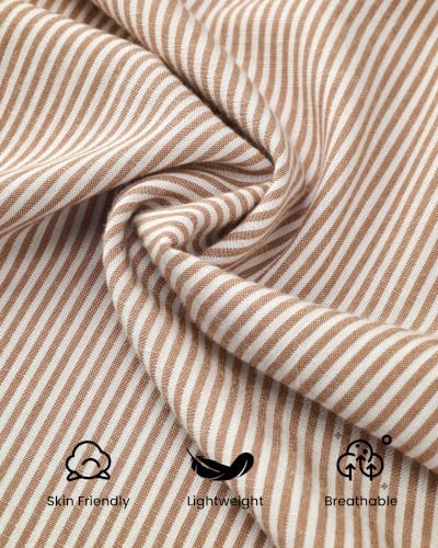 BTFBM Striped Palazzo Pants for Women Fall 2026 Wide Leg Dress Work Pants