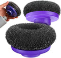 Synoshi PRO Electric Spin Scrubber Steel Brush Set for Cleaning (2 Units)