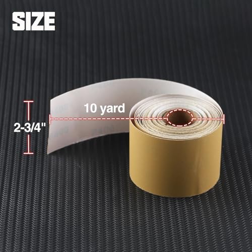 SPEEDWOX 400 Grit Sandpaper Roll Self Adhesive, 2-3/4"x10YD PSA for Wood