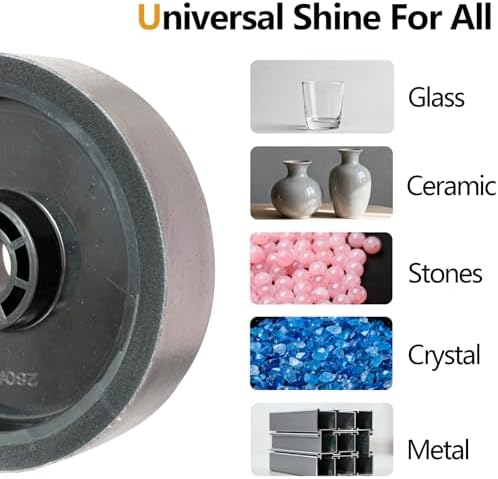 DZQ 6 Inch Grit 280 Diamond Lapidary Jewelry Grinding Wheel
