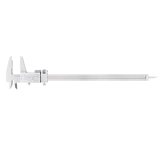 PEC TOOLS 12" / 300mm Vernier Caliper, Precision Stainless Steel Caliper with Fine Adjustment, 0.02mm/0.001" Graduation, 0.03mm Accuracy, for Inside, Outside, Step, and Depth Measuring