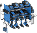 CCCEI Modular Power Tool Organizer Wall Mount with Charging, Blue, 1 Pack
