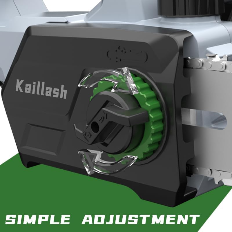 Kaillash 12-Inch Lithium-Ion Chainsaw 2X20V4.0AH with Brushless Pure Copper Motorsddadfa