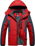 GEMYSE Men's Winter Ski Jacket Waterproof Snow Coat with Detachable Hood