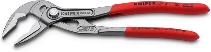 KNIPEX Tools 87 51 180 SBA Cobra® ES Water Pump Pliers, 7-1/4"