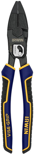 IRWIN VISE-GRIP Pliers, PowerSlot High Leverage Lineman's, 9.5 Inch (IWHT84000)