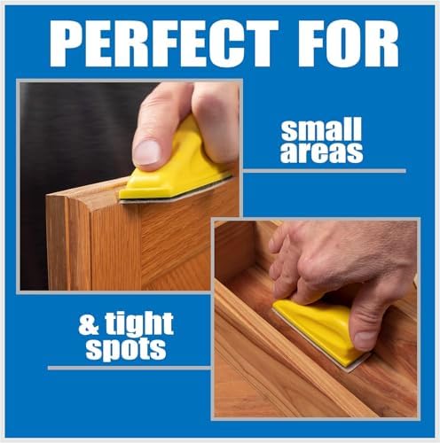 5" Sanding Mouse & Detail Sanding Kit with Sand Paper Assortment Pack
