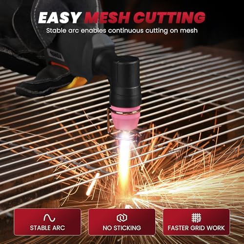 Bestarc 60A Pilot Arc Plasma Cutter, 110/220V, LED Display, Air Sensor