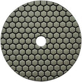 7" Dry Stone & Concrete Polishing Pad, 1.5mm Segment Height, 800 Grit
