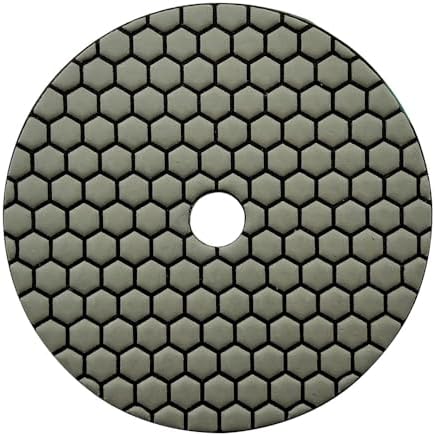 7" Dry Stone & Concrete Polishing Pad, 1.5mm Segment Height, 800 Grit