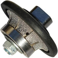 Diamond Profile Wheel Demi 3/8" for Grinder - B10 Radius Half Bullnose Router Bit for Granite Marble Stone Countertop Edges