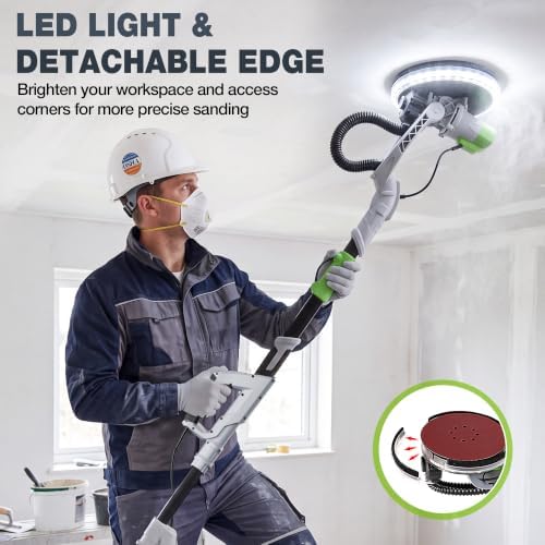 WORKPRO Drywall Sander, 720W Electric Wall Sander with Vacuum