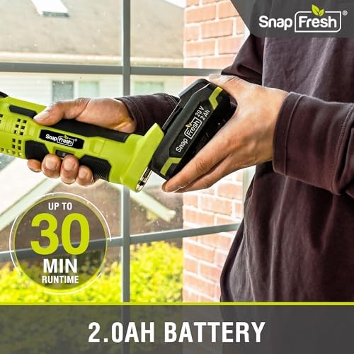 SnapFresh Cordless Oscillating Tool, 6 Variable Speed with 20 PCS Tool Kits