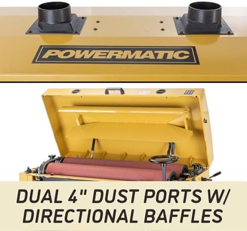 Powermatic 37-Inch Dual Drum Sander, 7.5 HP, 230V 1Ph (Model DDS-237)