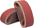 Taokyid 24 PCS 3x24 Sanding Belts for Belt Sander, 40 80 120 240 Grits