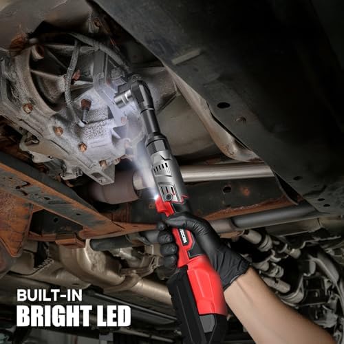 3/8" Cordless Ratchet Wrench for Milwaukee 18V, 75 Ft-lbs(102N.m)