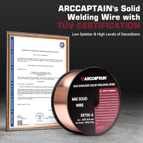 ARCCAPTAIN MIG Welding Wire ER70S-6 .030" 2LB x 1