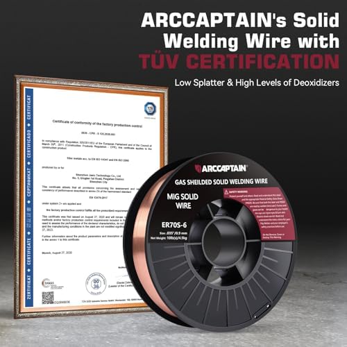 ARCCAPTAIN MIG Welding Wire ER70S-6 .035" 10LB x 2
