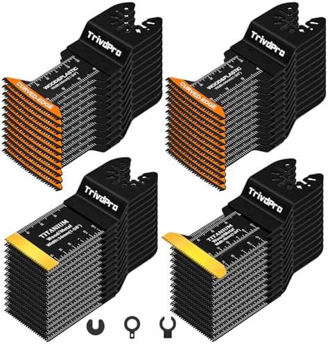Multitool Blades Multi-Tool Blades Kits - TrivdPro 48pcs Oscillating Blade