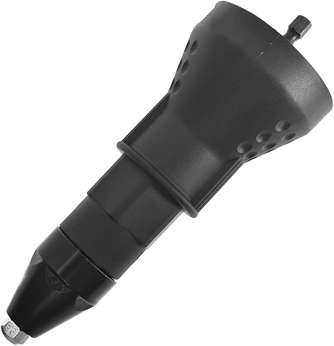 Electric Rivet Nut Gun for Cordless Drill Electric Riveting Tool Insert Nut Adaptor Drill Adapter Insert Nut Hand Power Tool Accessories (Black)