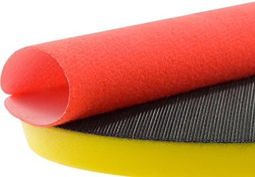 Red Label Abrasives 6 Inch 1200 Grit High Performance Hook and Loop Wet/Dry Auto Body Film Sanding Discs, 50 Pack