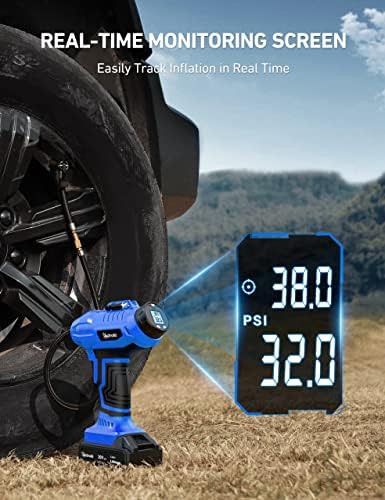 AstroAI Cordless Tire Inflator Portable Air Compressor 160PSI 12VDC Battery