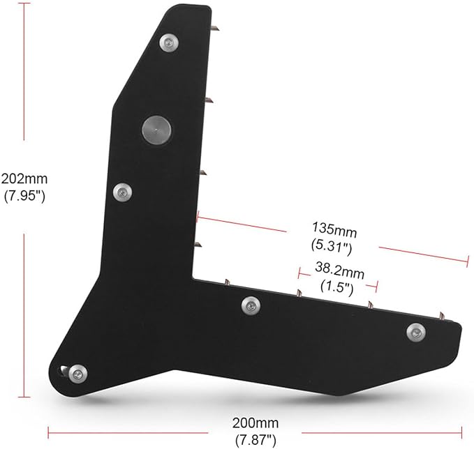 Miter Clamps Aluminum Alloy Compatible with Woodworking/Corner Clamps Fit for Making Window Casing, Door Casing, Picture Frames, Cabinet Trim (2pcs)