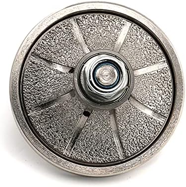 Diamond Hand Profiler B20,Half Bullnose Vaccum Brazed Profile Wheel Metal Cover Router Bit for Marble Granite D65 5/8-11