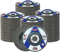Sali 48 Pack Flap Disc 120 Grit 4.5" x 7/8-Inch Sanding Disc Bevel Type #29 Premium and Industrial Grade Angle Grinder Grinding Wheel High Performance Edge Grinding