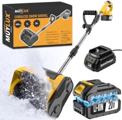 Cordless Electric Snow Shovel, Lightweight Snow Thrower Machine