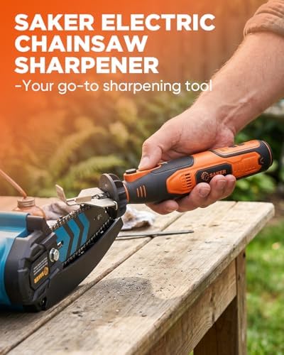 Saker Electric Chainsaw Sharpener Kit,Chain Saw Sharpener Tool