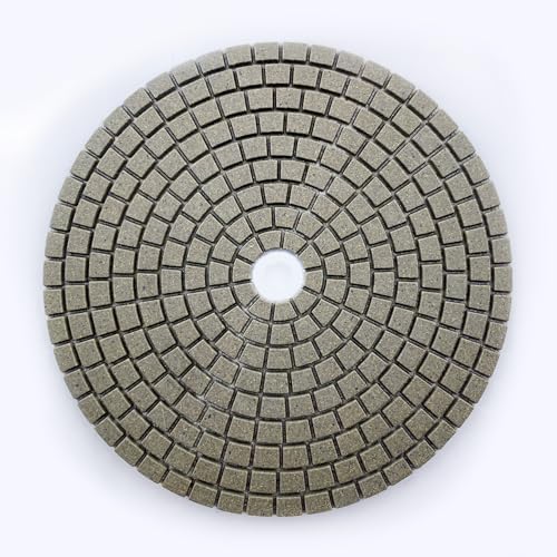 7" Pro Series Dry Stone/Concrete Polishing Pads, Turbo Style, 50 Grit