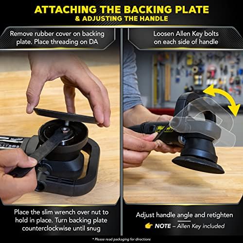 Meguiar's MT300 Variable Speed Dual Action Polisher, Professionally Designed Car Scratch Remover and Car Polisher with Digital Torque Management, 1 Count