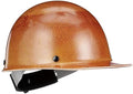 MSA 816651 Skullgard Cap Style Safety Hard Hat with Swing Ratchet Suspension | Non-slotted Cap, Made of Phenolic Resin, Radiant Heat Loads up to 350F - Standard Size in Tan