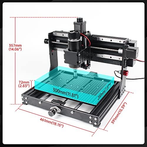 CNCTOPBAOS 3020 Plus CNC Router 500W GRBL Desktop Milling Engraving Machine