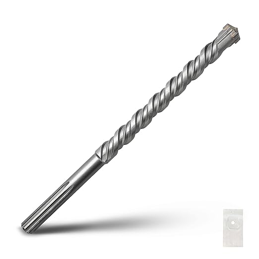 7/8 inch x 13.4 inch SDS Max Rotary Hammer Drill Bit, 22x340mm Carbide Tip Masonry Drill Bit,Concrete Drill Bit for Masonry, Brick, Stone, Concrete 7/8" x 8" x 13.4"