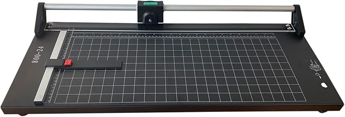 US Stock - 24 Inch Manual Precision Rotary Paper Trimmer, Sharp Photo Paper Cutter, Rotary Paper Cutter Trimmer
