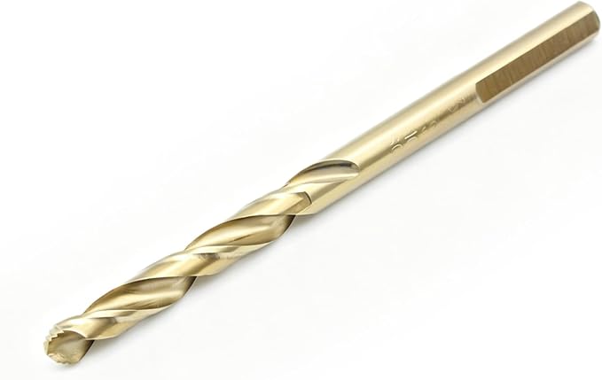 TEMO 1 pc 3/16 Inch M35 Stepped Point Jobber Drill Bit, Easy Boost Twist Drill Bit Set for Acrylic Metal, Steel, Wood, Plastic